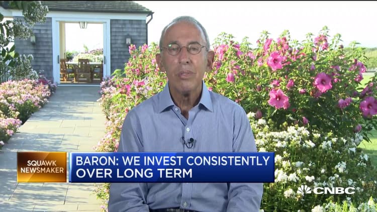 Billionaire Ron Baron: Volatility can be an advantage for long-term investors