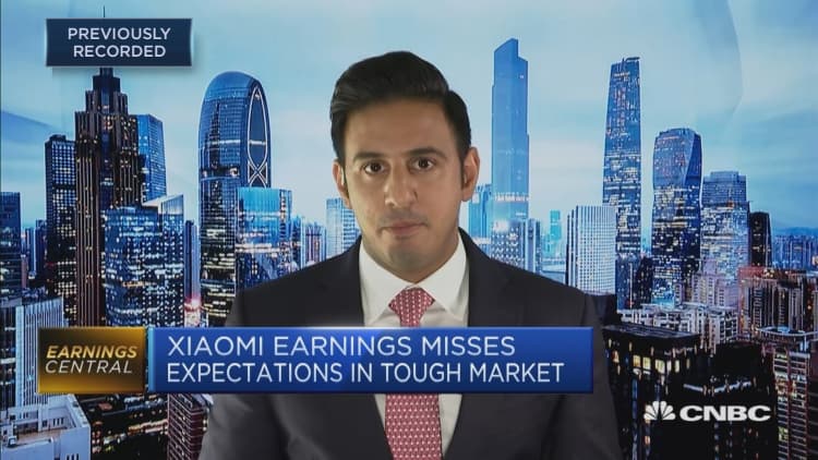 China's Xiaomi misses second-quarter earnings estimates