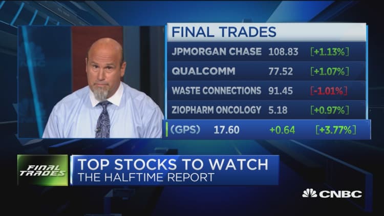 Final trades: JPMorgan, Qualcomm, Waste Connections, Gap & Ziopharm Oncology