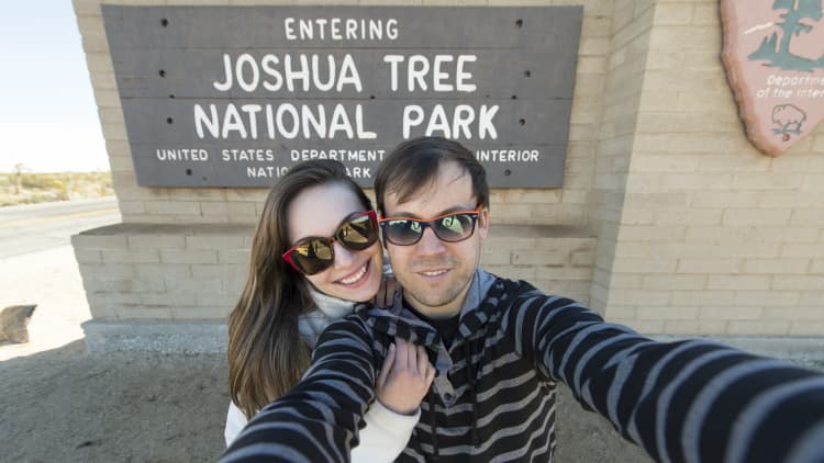 This couple visited 61 national parks in 7 months—here's how they did it without racking up debt