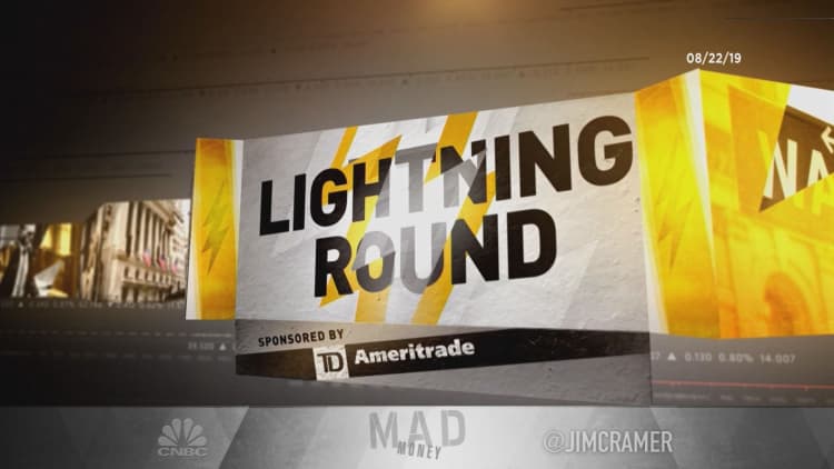 Cramer's lightning round: The utility stock you want to own and hold