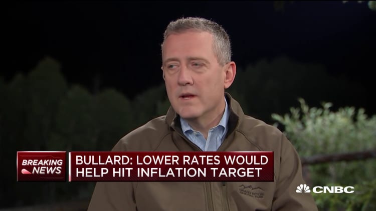 Fed's James Bullard: The inverted yield curve suggests the Fed should ease