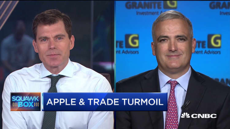 Apple has margins to absorb tariff costs, Granite's Tim Lesko says