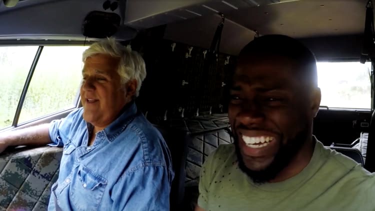 Kevin Hart rides in a SHERP ATV