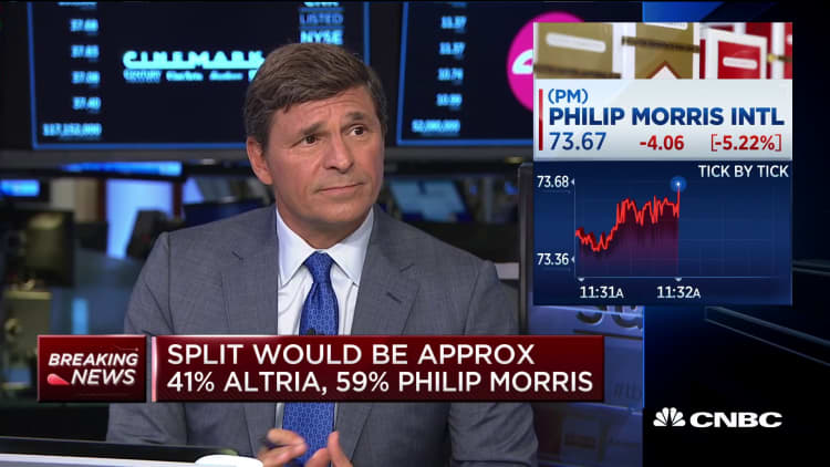 Sources: Philip Morris-Altria deal would result in split board, management