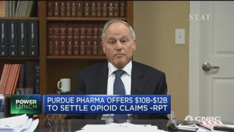 Purdue Pharma's potential $10B-$12B opioid settlement