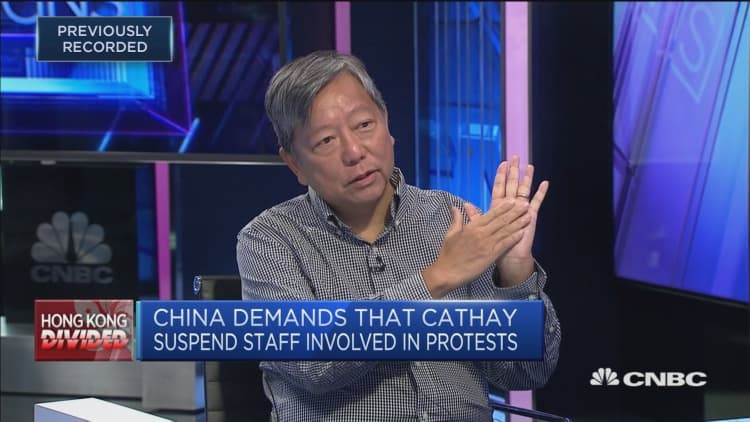 Cathay Pacific is 'terrorizing' its staff, says HKTCU