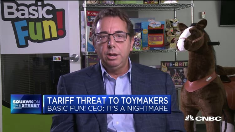 New tariffs creating a 'problem with no solution,' Basic Fun! CEO says