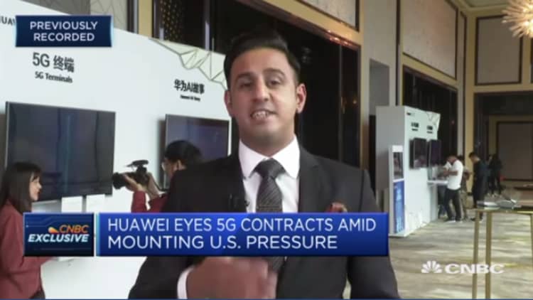 Huawei eyes 5G contracts amid mounting pressure from the US