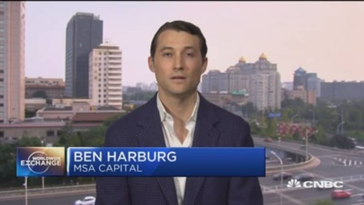 Harburg: U.S. investment into China increasing