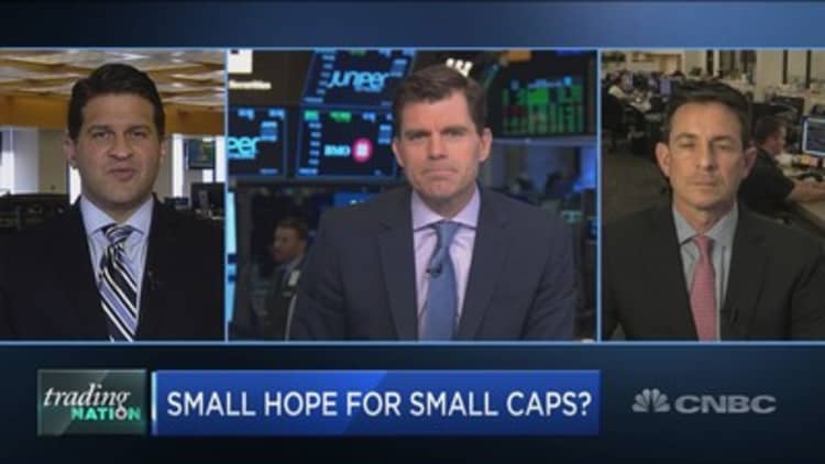 Small caps bounce, but traders agree one area is a better bet