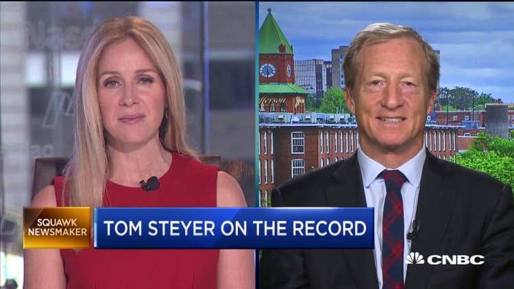 Dem presidential candidate Tom Steyer: Being a billionaire shouldn't disqualify me