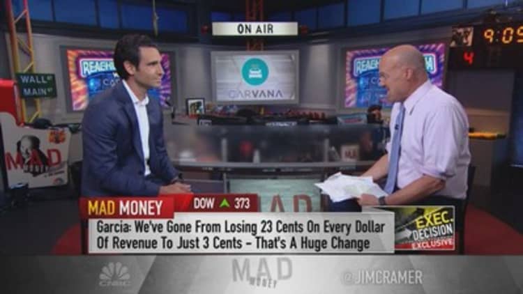Used-car dealer Carvana CEO on worries about profitability: 'We're growing very fast'