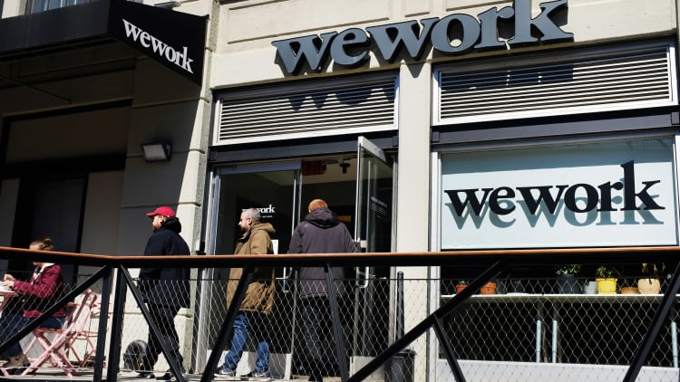 S&P downgrades WeWork credit rating to B- amid uncertain operating future