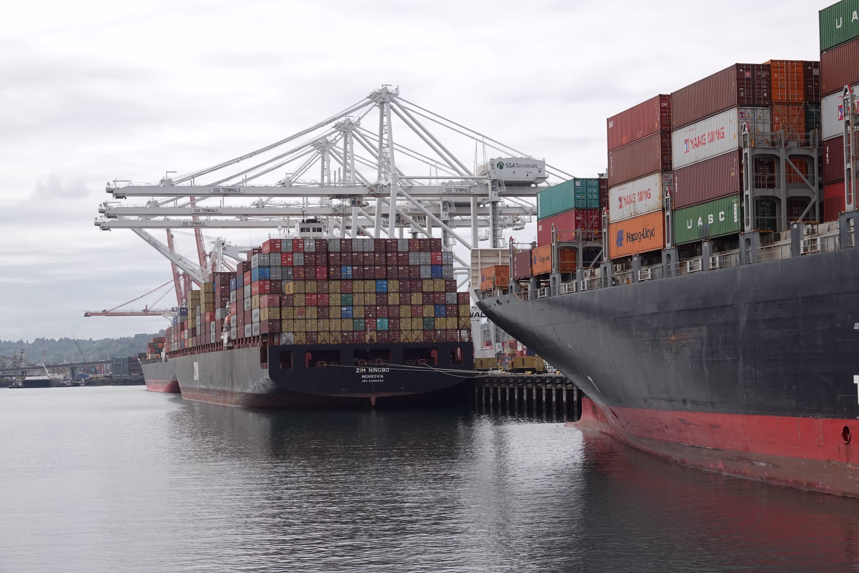 The Port of Seattle was closed due to ILWU labor strikes