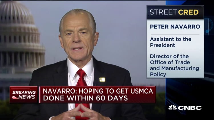 White House's Peter Navarro: Congress will pass the USMCA by the end of 2019
