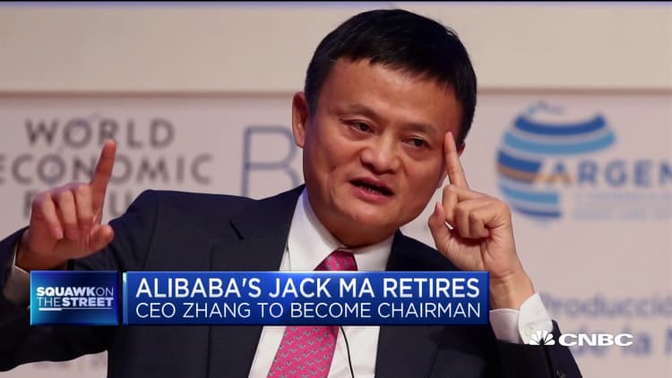 Alibaba's Jack Ma retires from executive chairman post