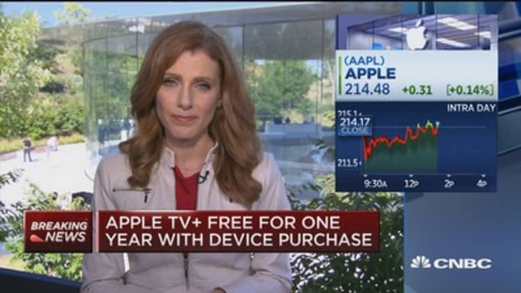 Apple TV+ to cost $4.99/month