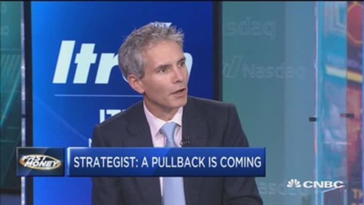 Why one strategist says a pullback's ahead