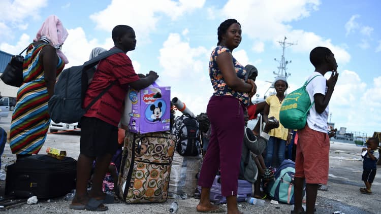 2,500 people missing in the Bahamas after Dorian, government says