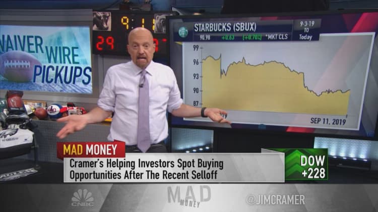 Cramer helps investors scan the market 'waiver wire' to find bargains