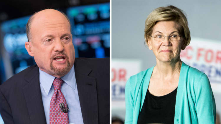 Jim Cramer: I have a soft spot for Elizabeth Warren