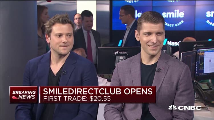 SmileDirectClub CFO and co-founder discuss the company's first trade