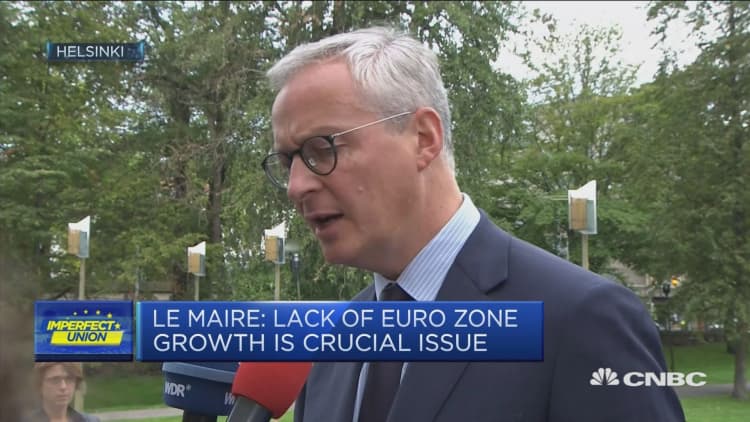 We should not be satisfied with the level of growth in the euro zone: Bruno Le Maire