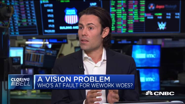 Why Harness Wealth's founder says WeWork's IPO valuation slashed below $15B is 'an outlier'
