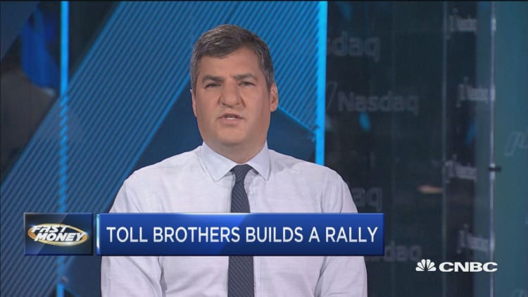 Options traders think Toll Brothers is constructing a big rally