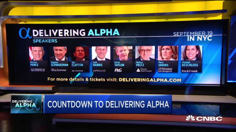 Here's who's speaking at CNBC's annual Delivering Alpha Summit