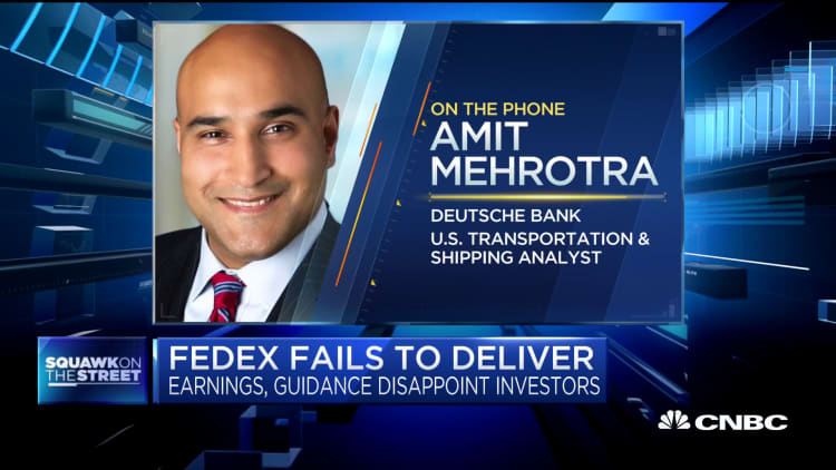 Deutsche Bank's Amit Mehrotra explains his downgrade of FedEx