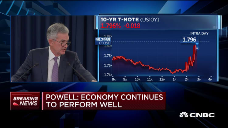 Powell: Trade uncertainty has an effect, seen in weak exports and business investments