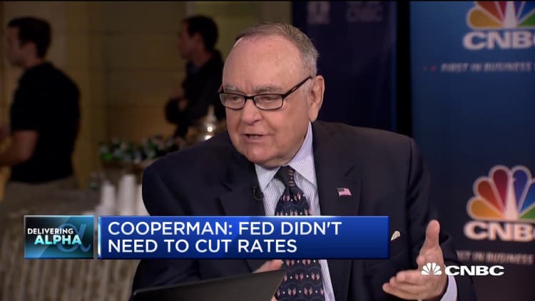 If Warren or Sanders are a credible opponent to Trump, there will be a bear market: Leon Cooperman