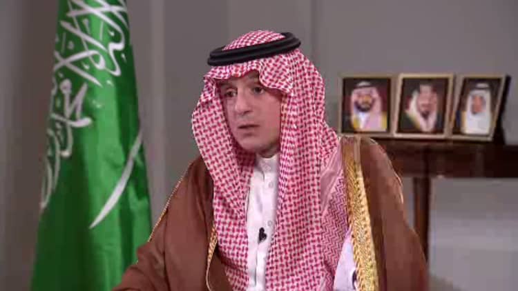 Iran responsible for 'attack against the world': Al-Jubeir