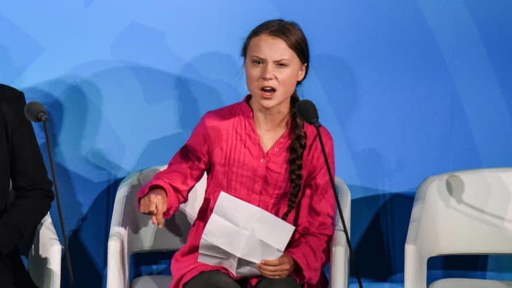 GP: Greta Thunberg World Leaders Gather For United Nations Climate Summit