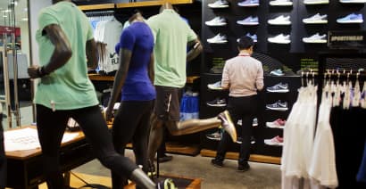 Nike traders bet the athleisure stock will climb 8% in the next month
