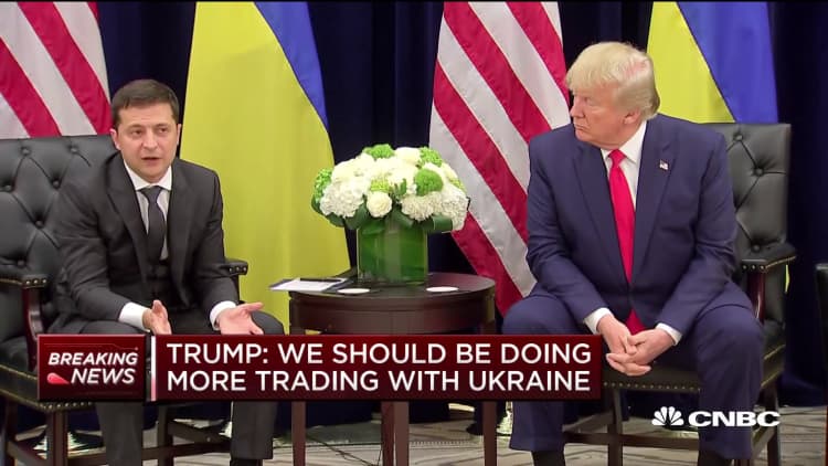 Ukraine president: Trump and I had a good, normal phone call