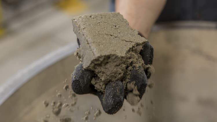 This green cement locks in carbon dioxide as it cures instead of releasing it into the air