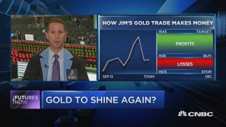 Trader bets gold about to get its shine back