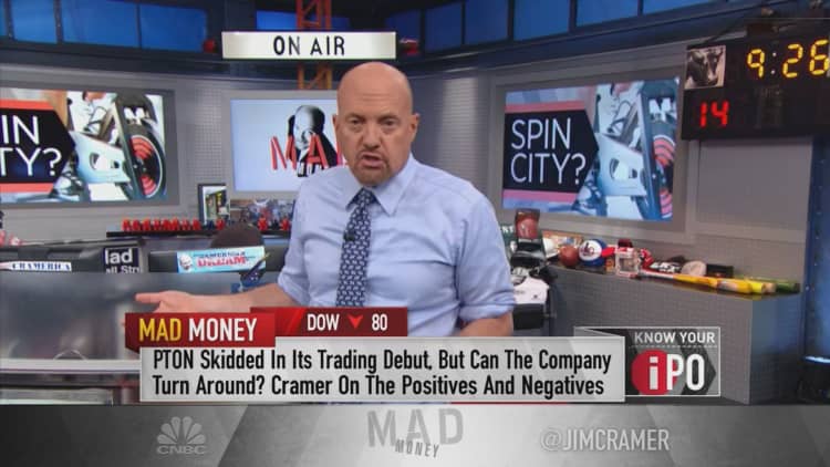 Peloton's IPO & right time to buy the stock: Jim Cramer breaks it down
