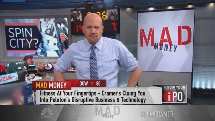 Jim Cramer breaks down Peloton's IPO, reveals the right time to buy the stock