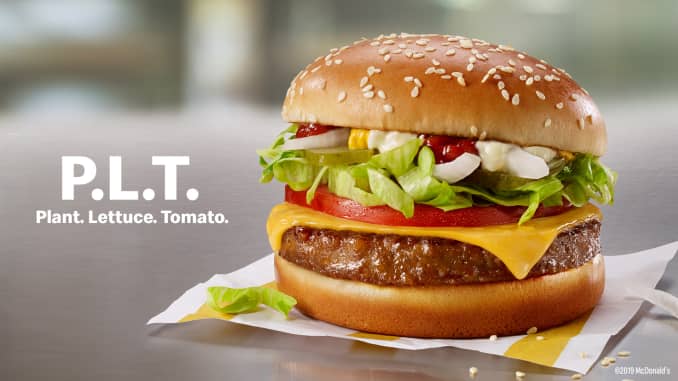 Mcdonalds Launches Plant Based Burger War Showdown With