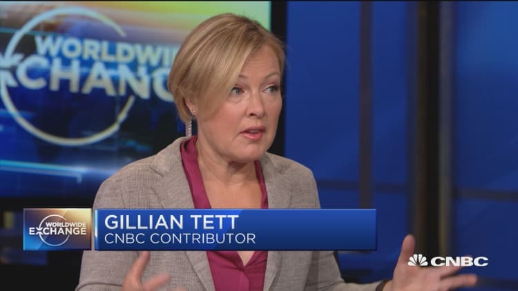 Tett: Central bankers say "it's time for governments and fiscal policy to step up."