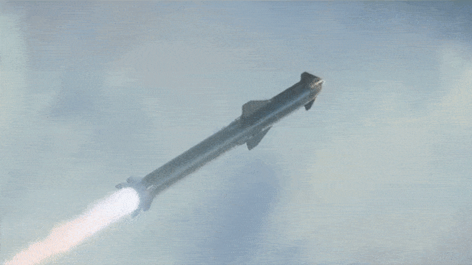 H/O: SpaceX Starship Launch animation long 190930