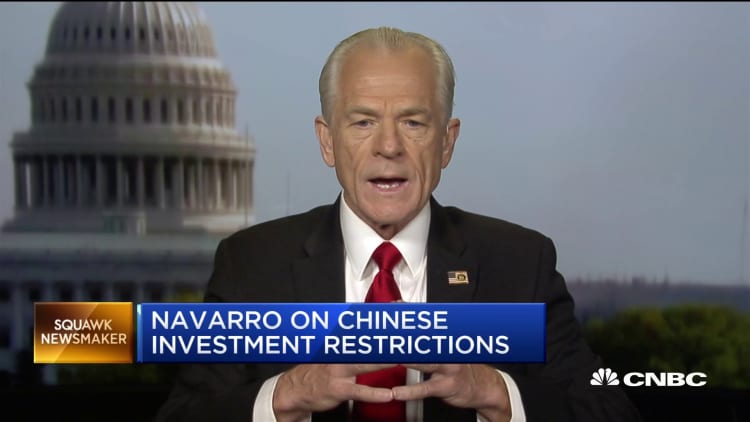 Peter Navarro: Chinese companies restrictions story is 'fake news'
