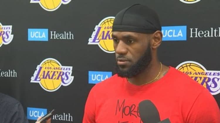 LeBron James on support for Fair Pay to Play Act