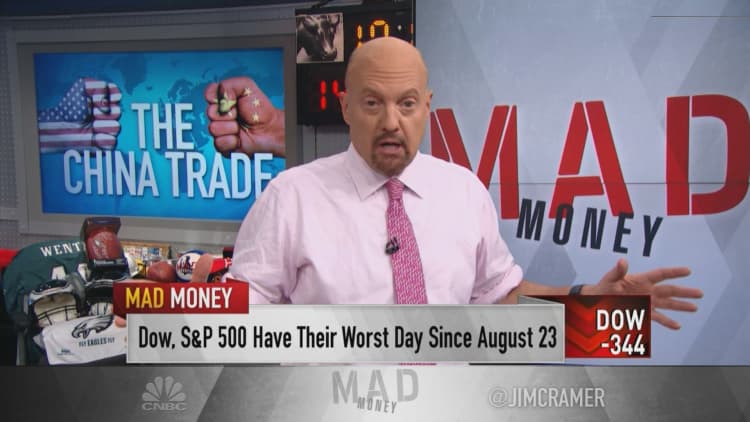 Jim Cramer says this is 'a good time to start looking for stocks to buy into weakness'