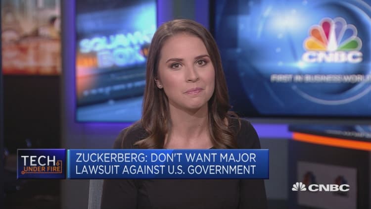 Zuckerberg: Facebook would 'fight' Warren's plan to break up Big Tech