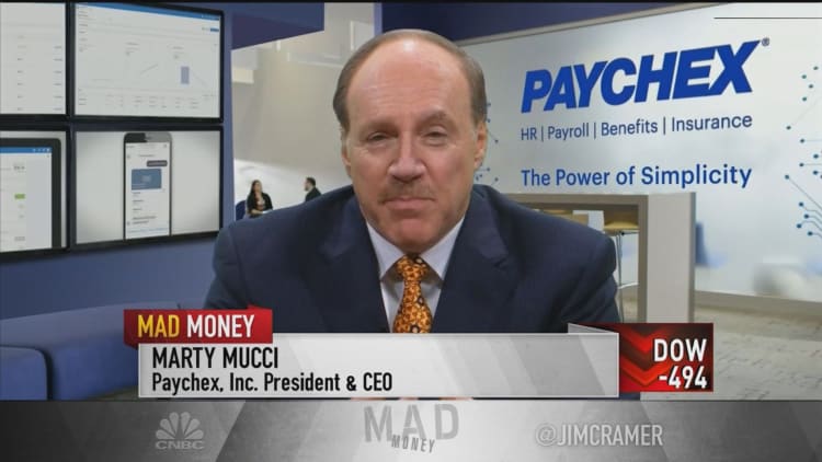 Paychex CEO to Jim Cramer: Small business hiring picked up in September, despite slowdown worries